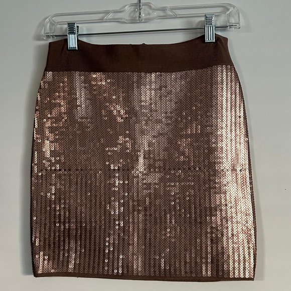 Bebe Sequence Bandage Skirt - Size M - Picture 1 of 3